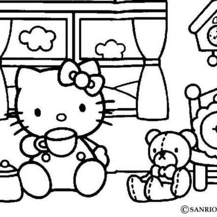 Coloriages hello kitty - fr.hellokids.com