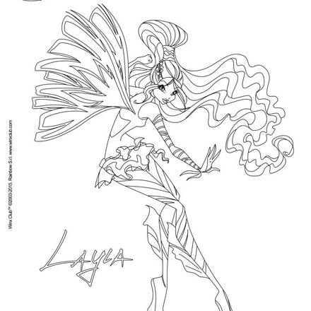 Coloriage WINX CLUB - Coloriages - Coloriage à imprimer gratuit - fr