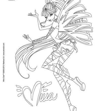 Coloriage WINX CLUB - Coloriages - Coloriage à imprimer gratuit - fr