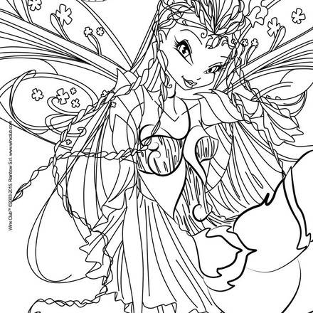 Coloriage WINX CLUB - Coloriages - Coloriage à imprimer gratuit - fr